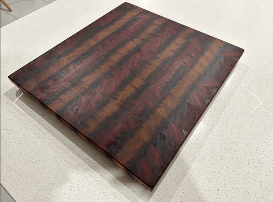 Spotted Gum End Grain Cutting Board